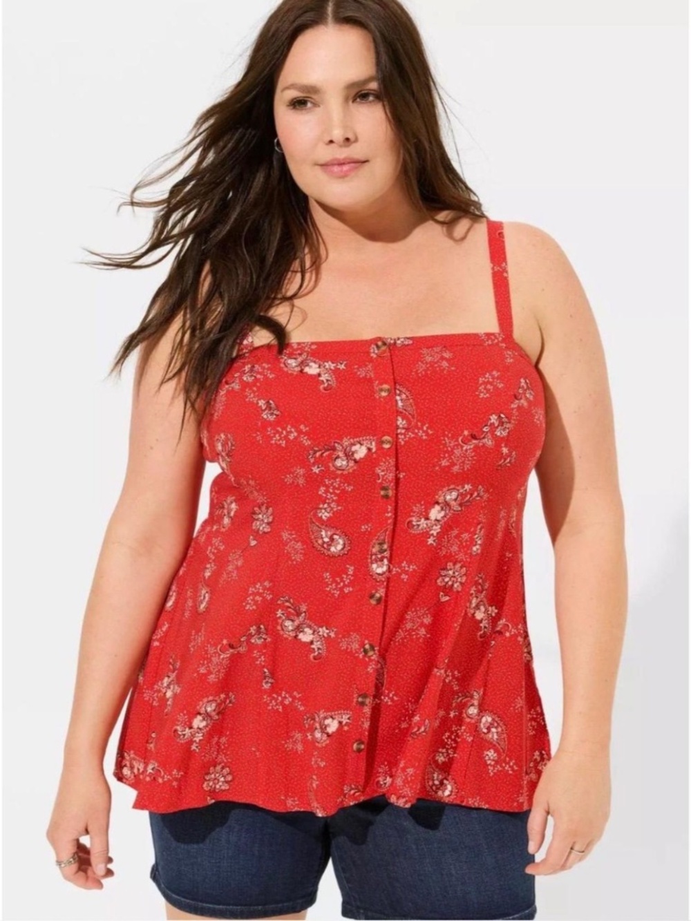 NWT Torrid Fit & Flare Sleeveless Top